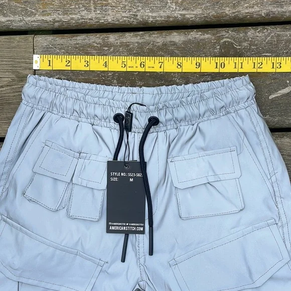 NWT Kids AMERICAN STITCH REFLECTIVE NYLON SHORTS - Picture 11 of 11